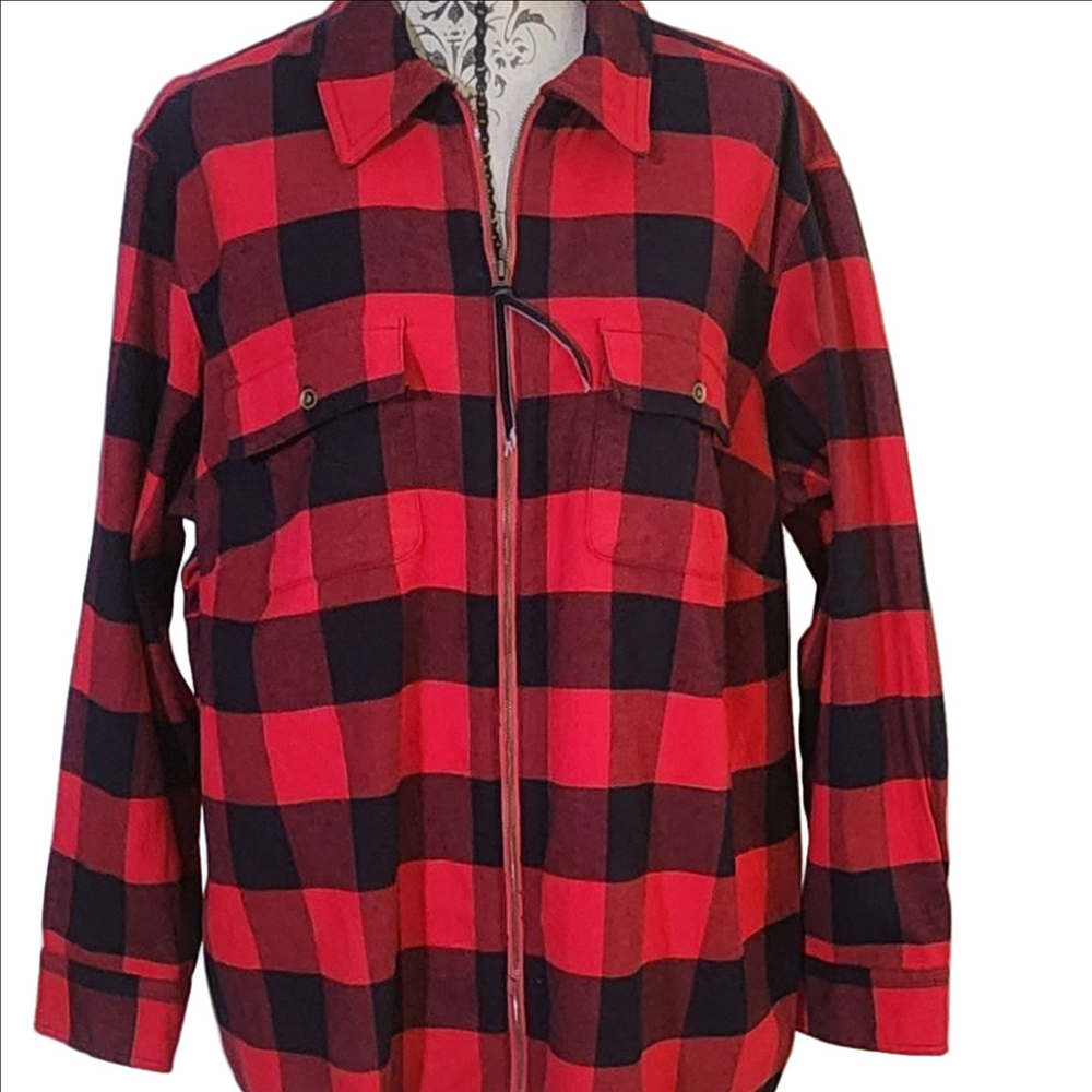 CHAPS PLAID TOP (CLOSET CLEANOUT)